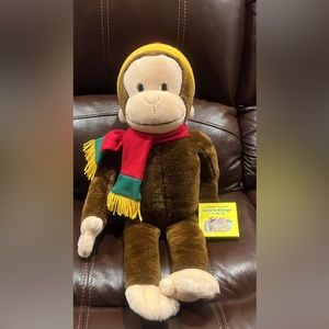 Plush Curious George Doll with book from Macys